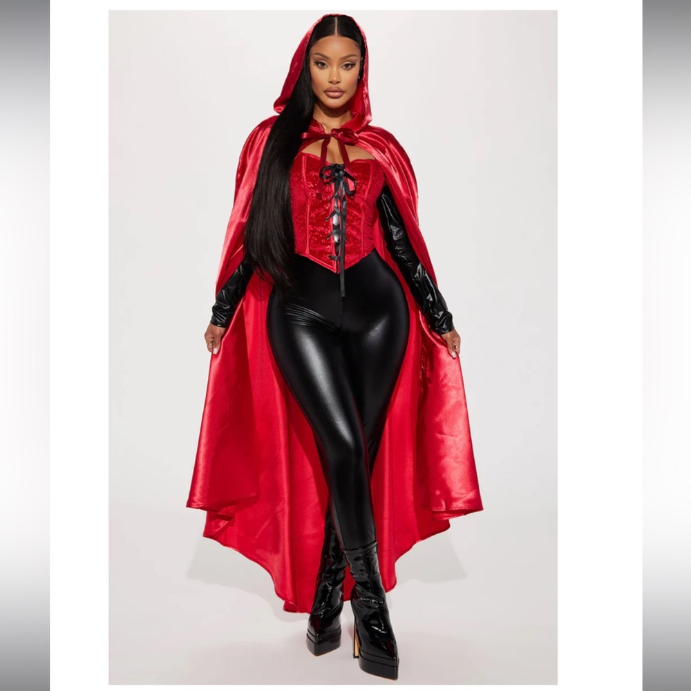 Sultry Little Red 2-Piece Halloween Costume Set XL